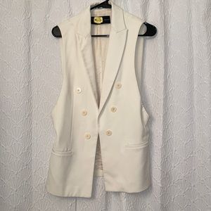 Zara basic off white blazer
